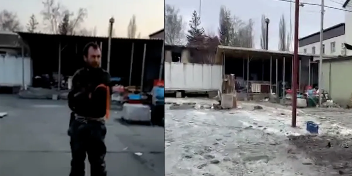 Ukrainian Journalist Finds Charred Remains Where Alleged War Crime Was Filmed