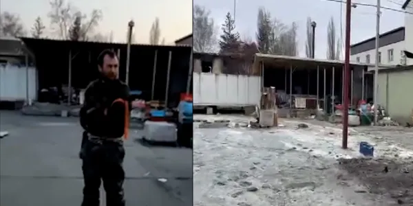 Ukrainian Journalist Finds Charred Remains Where Alleged War Crime Was Filmed